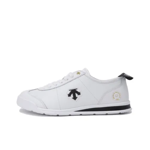 DESCENTE Running Shoes Unisex Low-Top White/Black