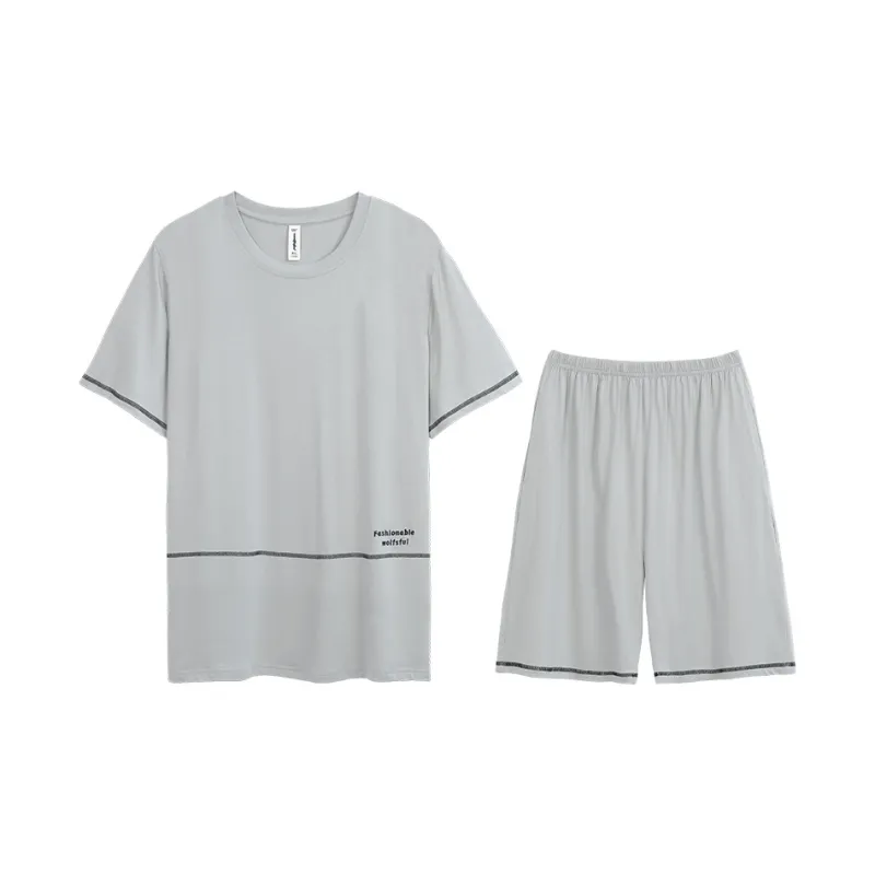 WOLFSFUL Pajama Set Men's Mist Gray-0