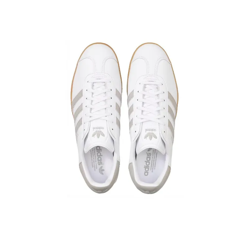 Adidas Gazelle White Grey Gum-2