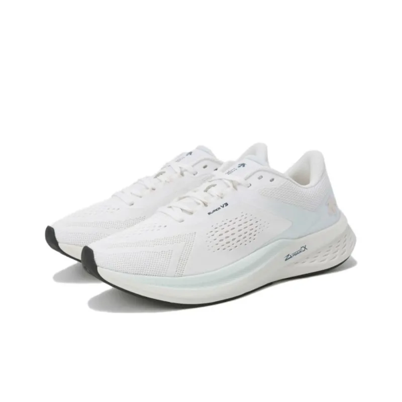 DESCENTE ENERZITE SUPER V3 Cushioning Slip Resistant Low Top Running Shoes Unisex Beige-1