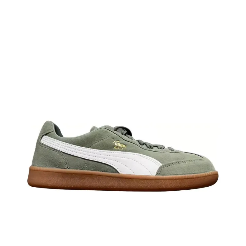 PUMA Suede Abrasion Resistant Breathable Low Top Skateboard Shoes Men's Green-1
