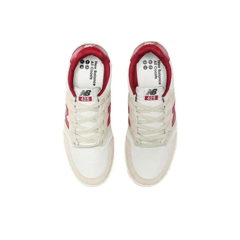 New Balance 425 Series White/Red-3