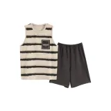 DD 100% cotton Tank Top Clothing Sets-33A013 Men's