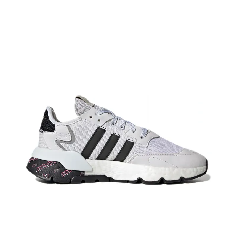 Adidas Originals Nite Jogger 'White Black Gray' Women's-1