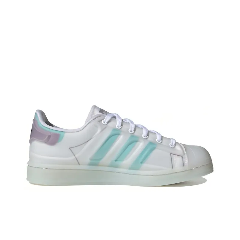 Adidas Originals Superstar Futureshell Shoes White/Blue Women's-1