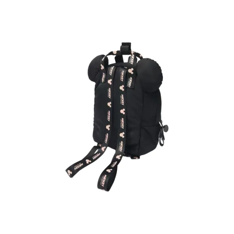 Disney Nylon Fabric Backpack Regular Unisex Black-2