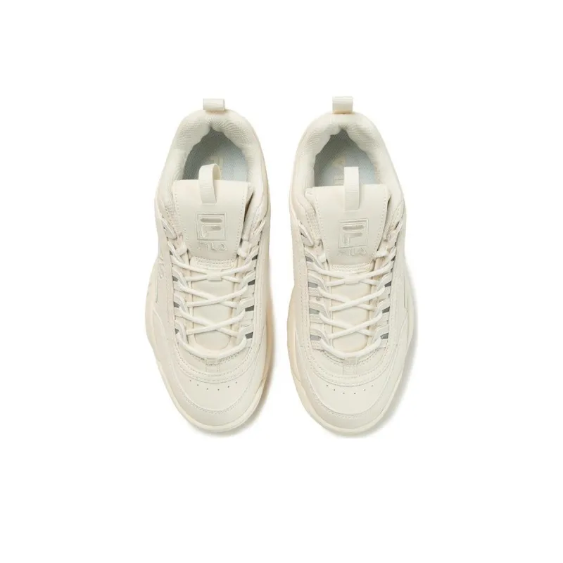 FILA Disruptor 2 Cushioning, Wear Resistant Low Top Casual Shoes Unisex Beige-3