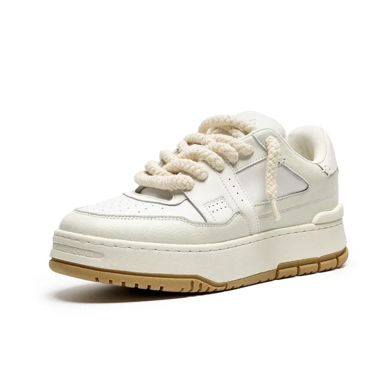 Year By Year Low Top Skateboard Shoes Men's White-1