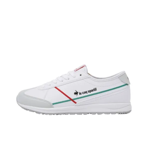 Le Coq Sportif Skateboard Shoes Unisex Low-Top White