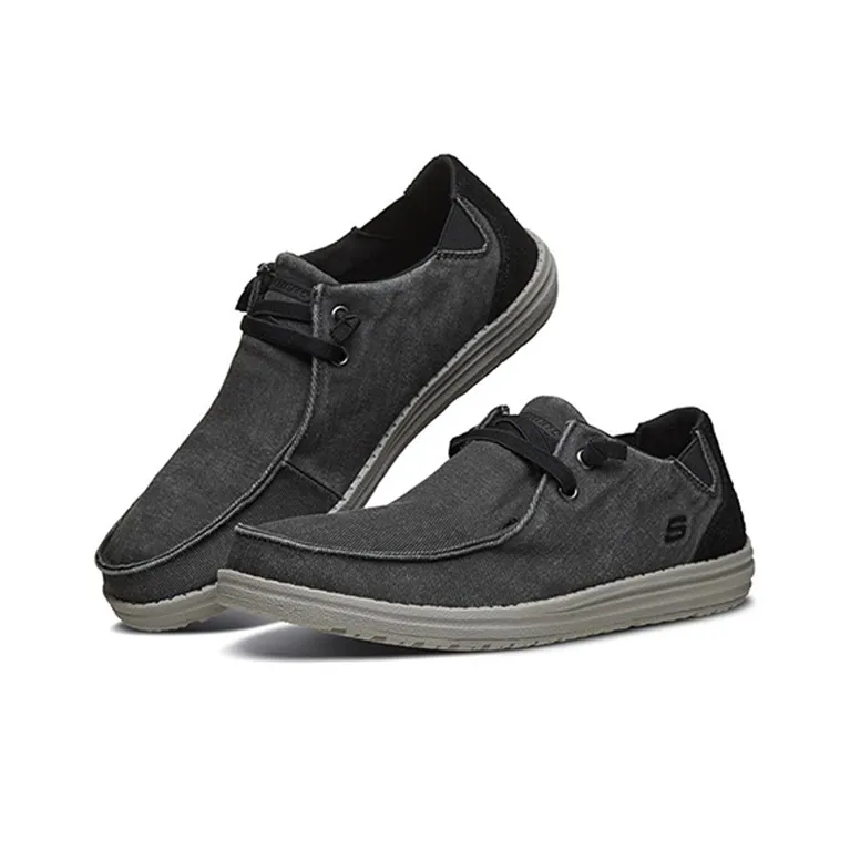 Skechers Melson Leisure Shoes Black-2