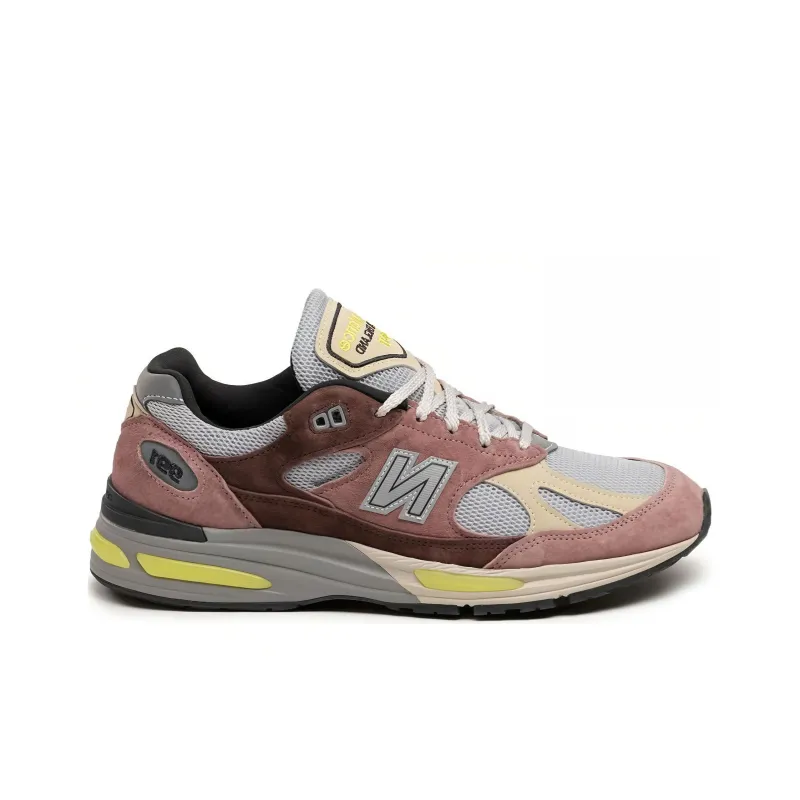 New Balance 991v2 MiUK Rosewood-1
