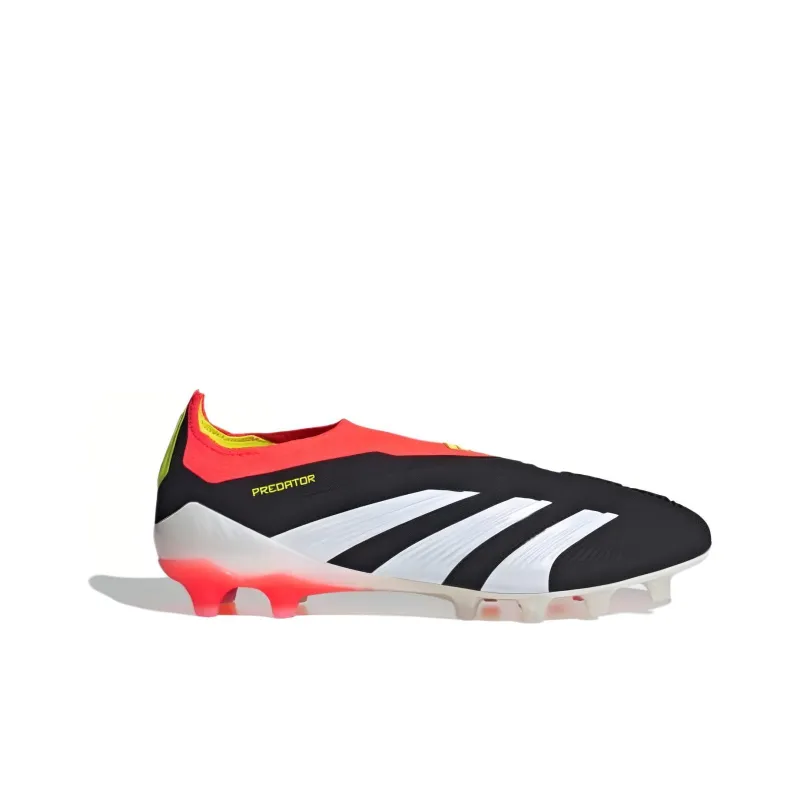 Adidas PREDATOR ELITE Soccer Shoes Unisex Low Top Black/Red-1