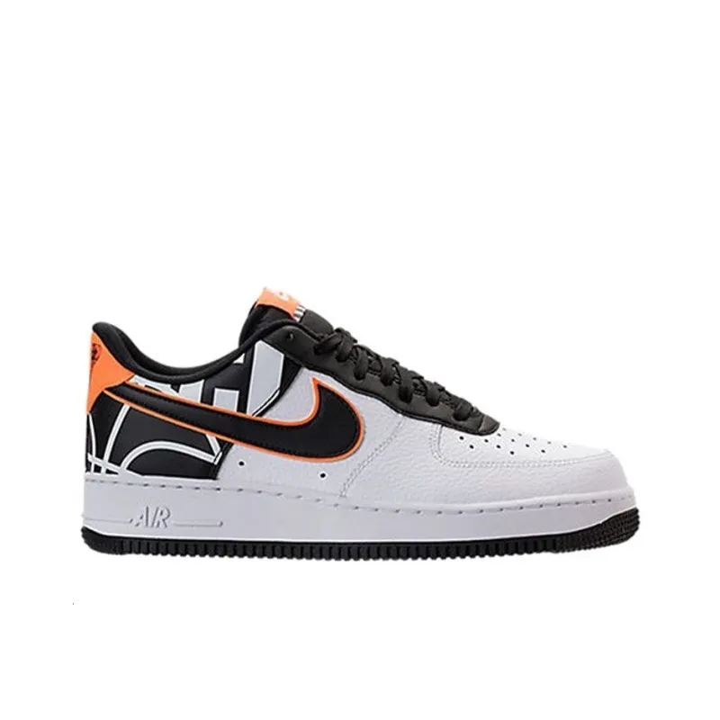 Nike Air Force 1 Low White Black Orange-1