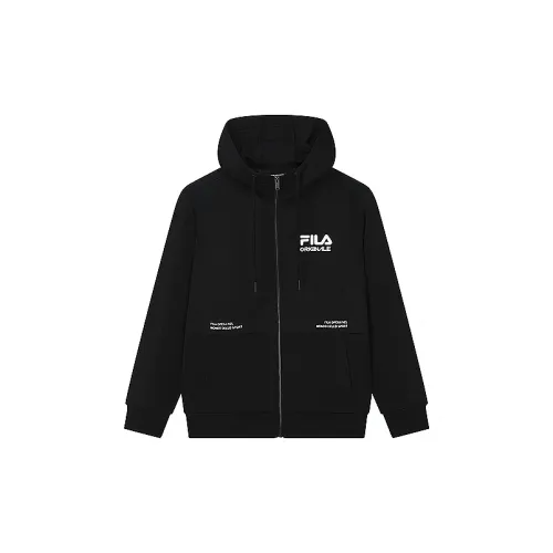 FILA Jackets Men Jet Black