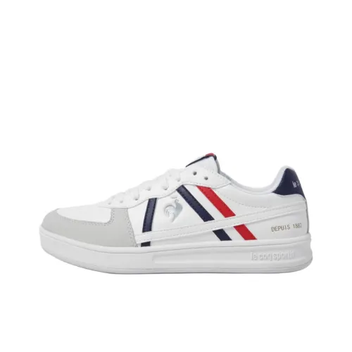 Le Coq Sportif Skateboard Shoes Unisex Low-Top White