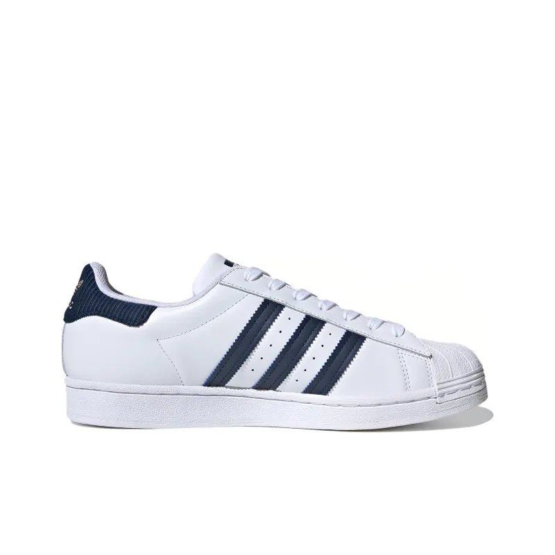 Adidas Originals Superstar Shoes 'Cloud White Navy Blue'-1