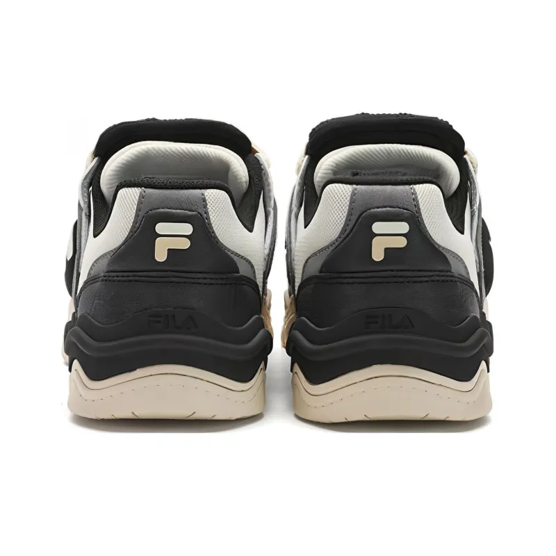 FILA FUSION KICKDX Quick Drying Impact Resistant Water Resistant Low Top Skateboard Shoes Men's Milk White Gray-3