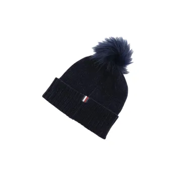 Tommy Hilfiger Polyester Acrylic Beanies Kids' Marine Blue