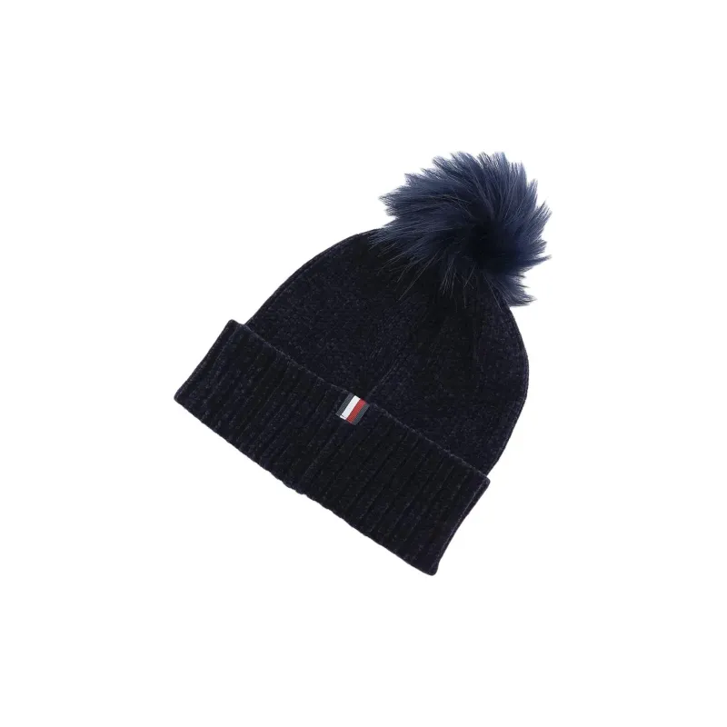 Tommy Hilfiger Polyester Acrylic Beanies Kids' Marine Blue-0