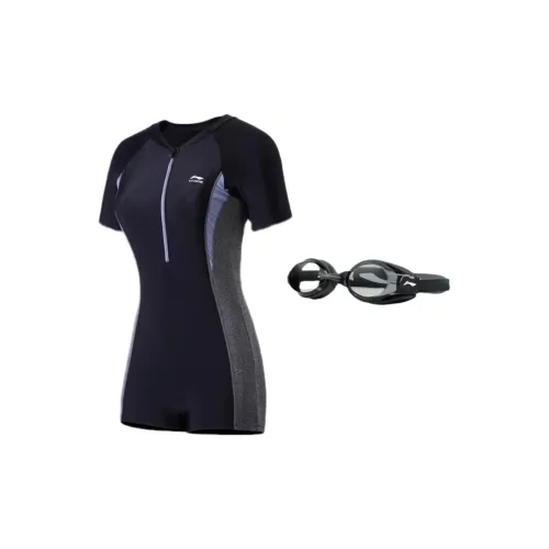 LiNing Swimming Sets Polyamide, Polyester, Elastane Swimming Pool Beach Vacation Women's Black