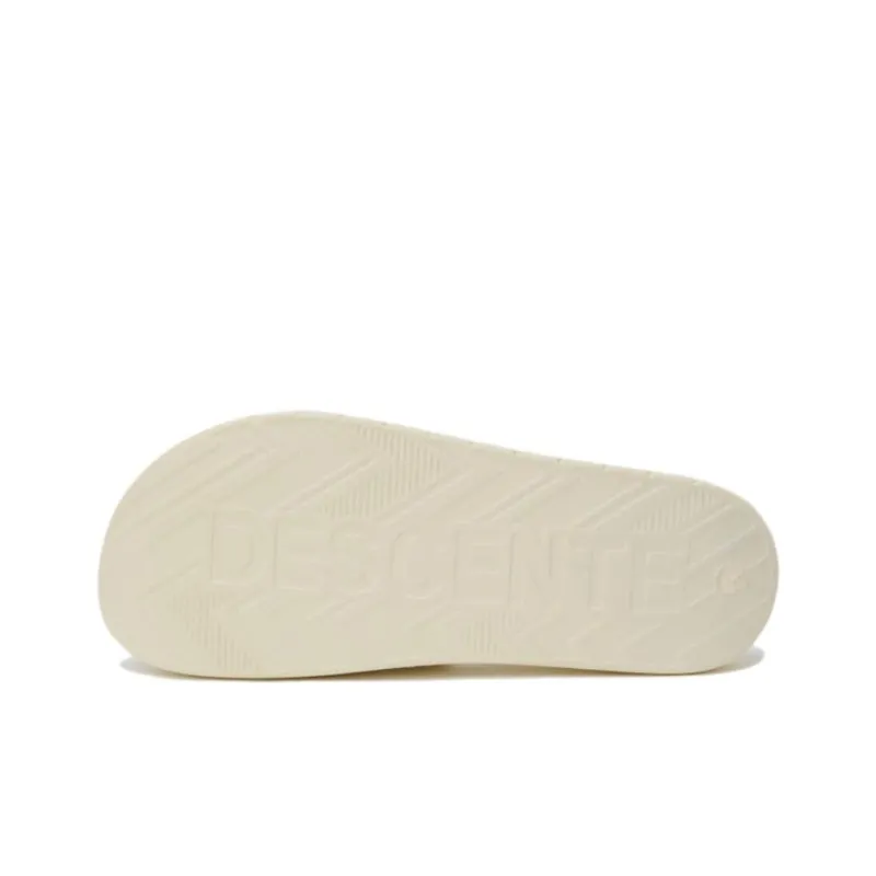 DESCENTE Slip Resistant Slide Slippers Unisex Beige-5