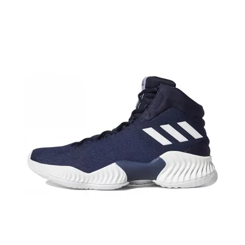 Adidas Pro Bounce 2018 Basketball Shoes Men Mid-Top Blue/White