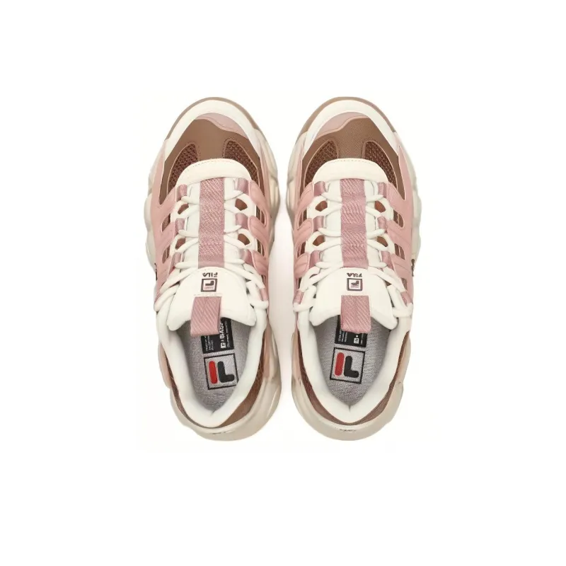 FILA Croissant Chunky Sneakers 'Pink Brown' Women's-2