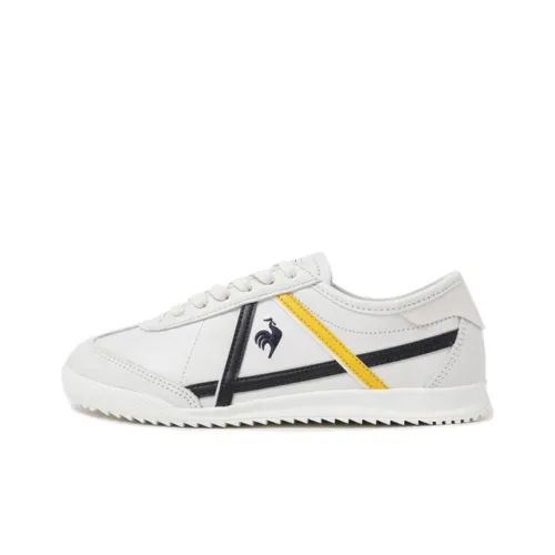 Le Coq Sportif Skateboard Shoes Unisex Low-Top White/navy/yellow