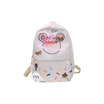 Disney Nylon Backpack Regular Unisex White