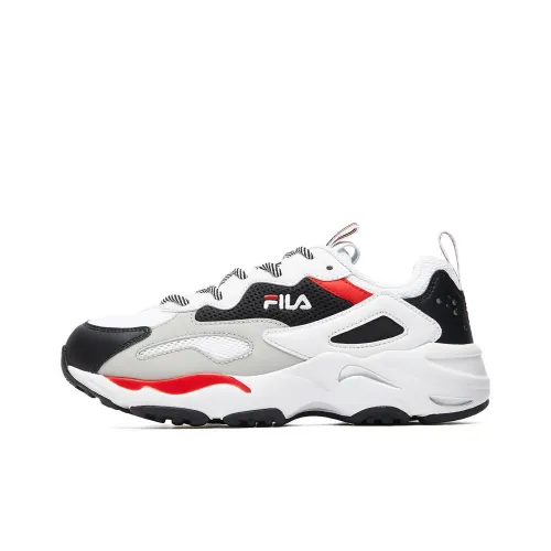 FILA Tracer Series Retro Thick Sole Casual Shoe Black Women's