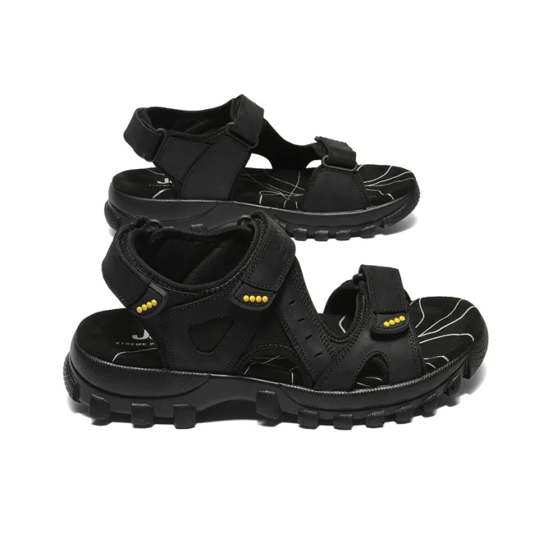 Jeep Beach Sandals Unisex Black-3