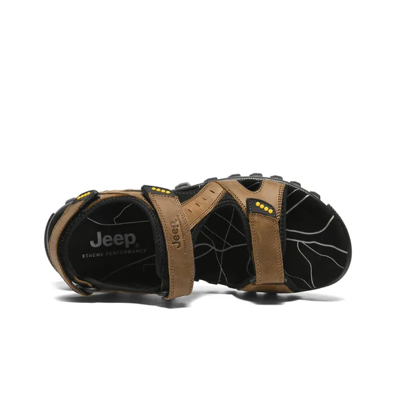 Jeep Beach Sandals Unisex Black-2