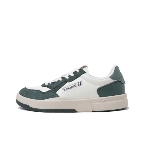 Le Coq Sportif Skateboard Shoes Unisex Low-Top White/Green