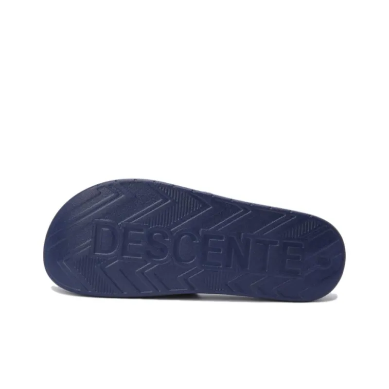 DESCENTE Slip Resistant Slide Slippers Unisex Blue-5