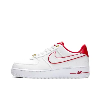 Nike Air Force 1 Low Lux White Red Women's