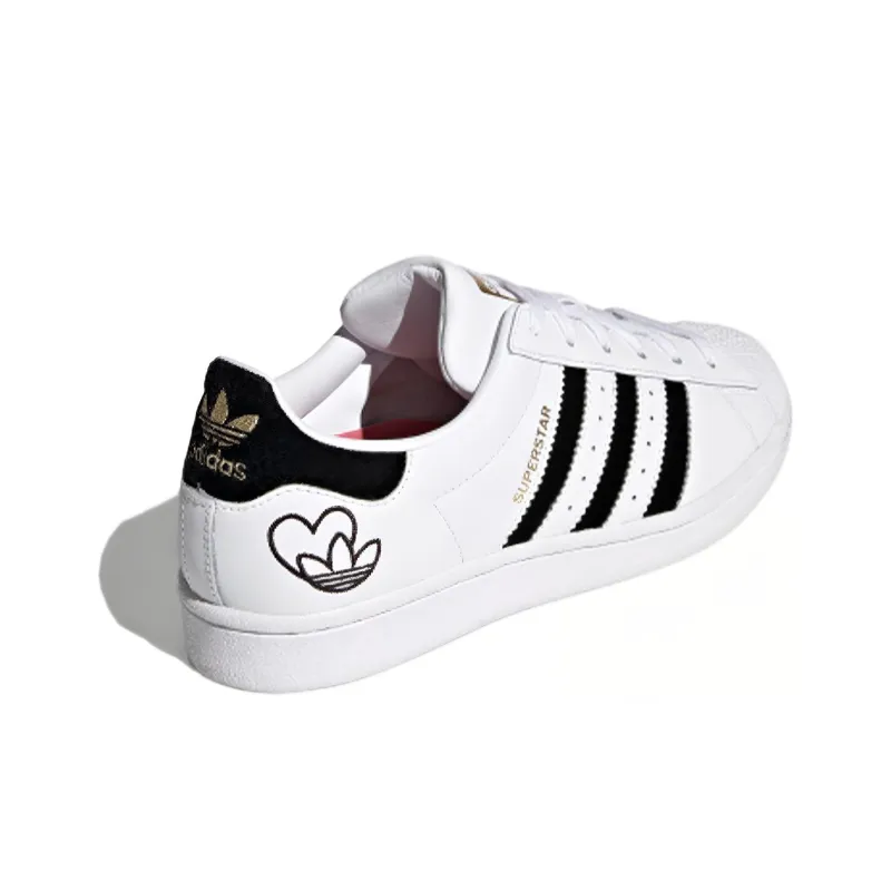 Adidas Superstar Heat Logo White Women's-3