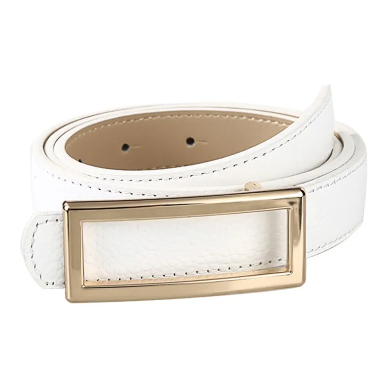 Cows Reign Top Grain Cow Leather Belts Women's Width 2.3CM-5