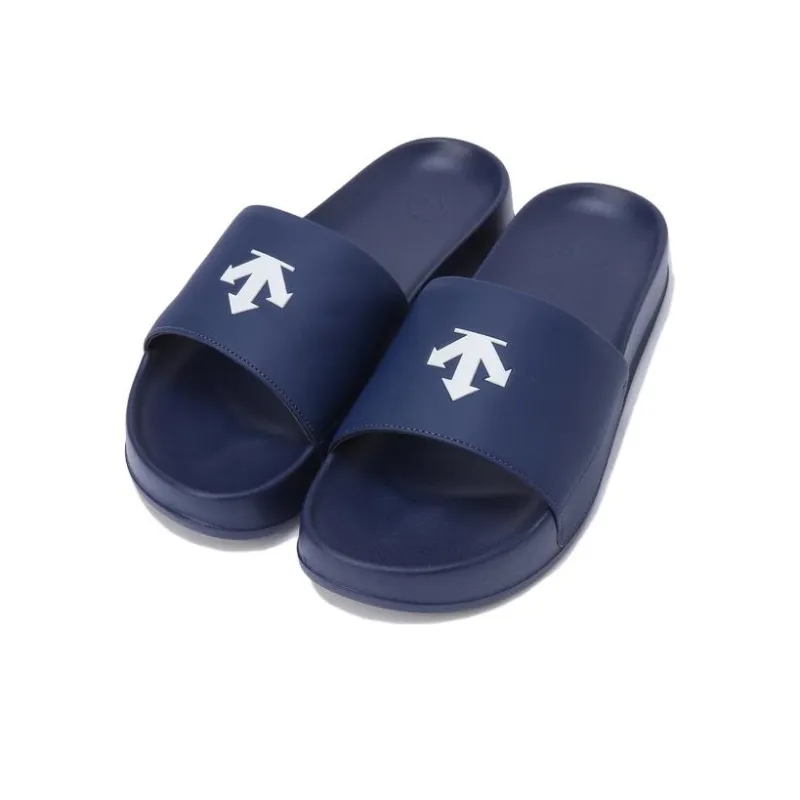 DESCENTE Slip Resistant Slide Slippers Unisex Blue-2
