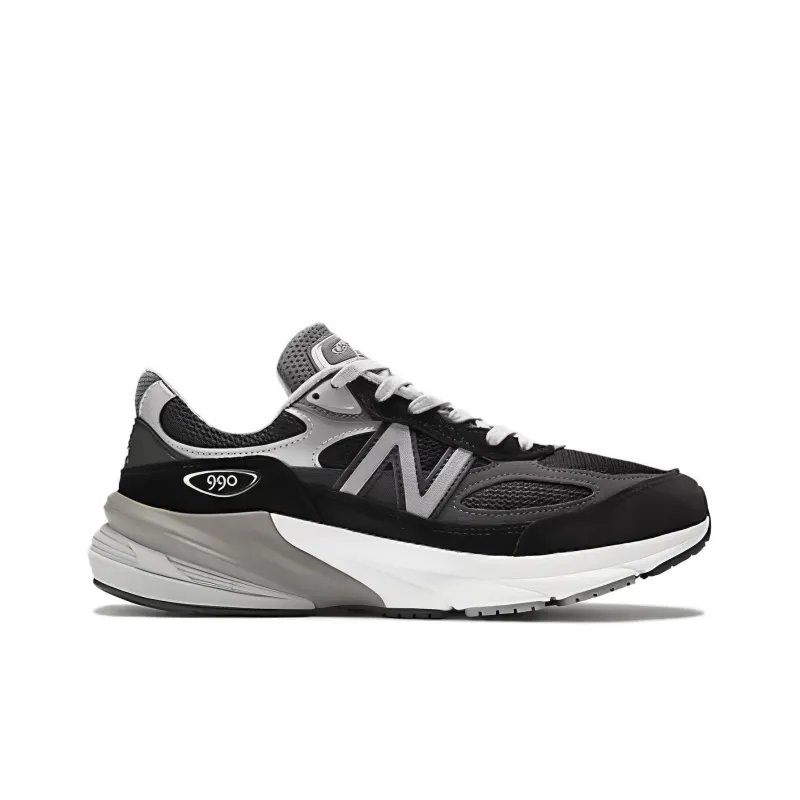 New Balance 990v6 MiUSA Black Grey White-1