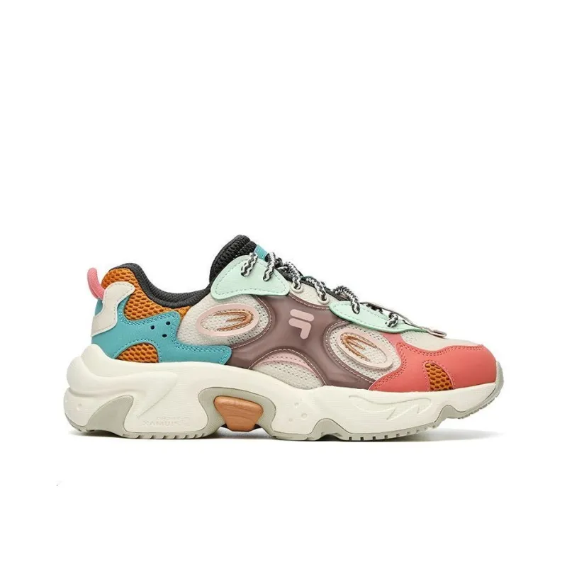 FILA FUSION Raccoon Sneakers 'Orange Aqua' Women's-1