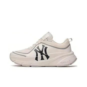 MLB Chunky Runner Ath flow Anti Slip Wear Resistant Low Top Casual Running Shoes Unisex Ivory White