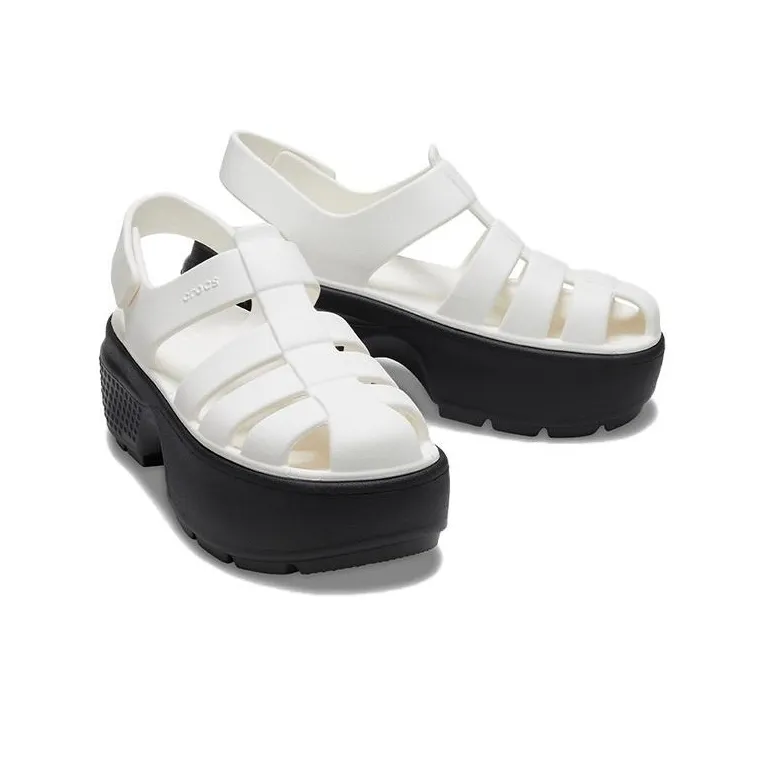 Crocs River Trekking Shoes Women's Chalk-5