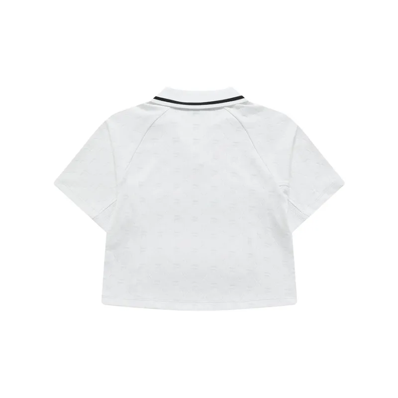 FILA FUSION INLINE Polo Shirts Women's White-1