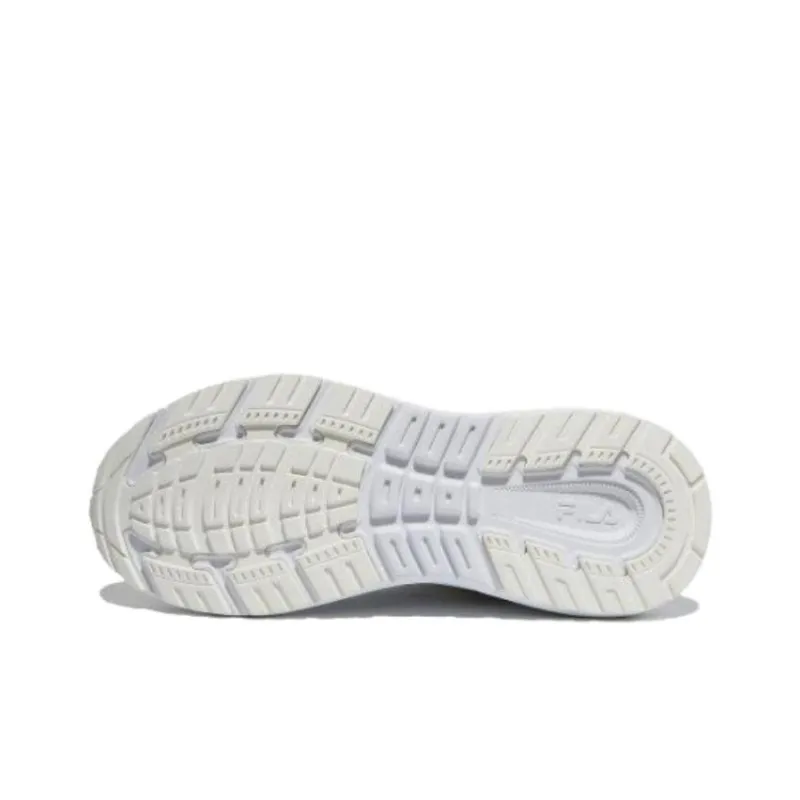FILA Abrasion Resistant Breathable Low Top Running Shoes Unisex Ecru Korean Style-4