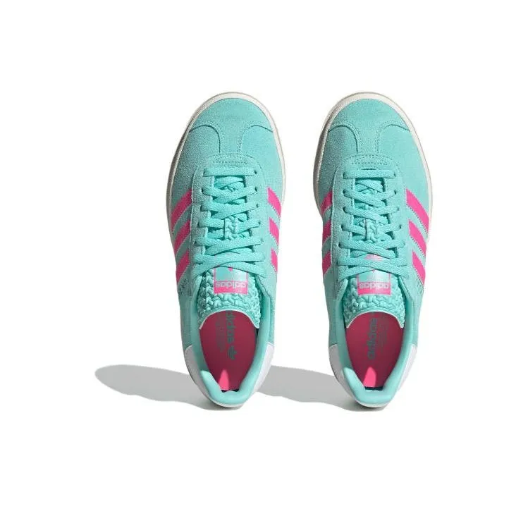 Adidas Gazelle Bold Flash Aqua Lucid Pink Women's-3
