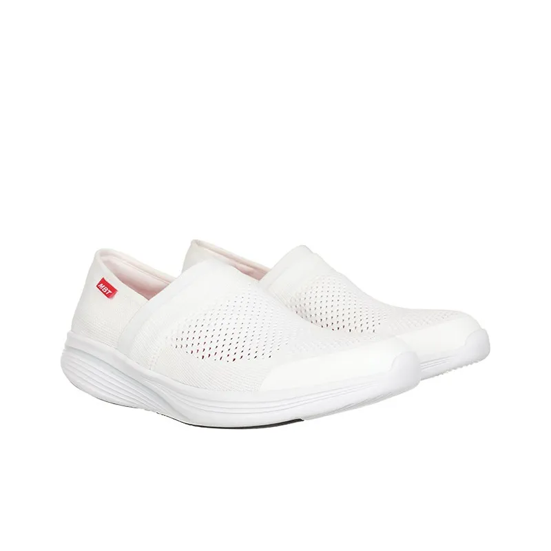 MBT Cushioning Breathable Height Increasing Rebound Low Top Outdoor Shoes Women's White-2