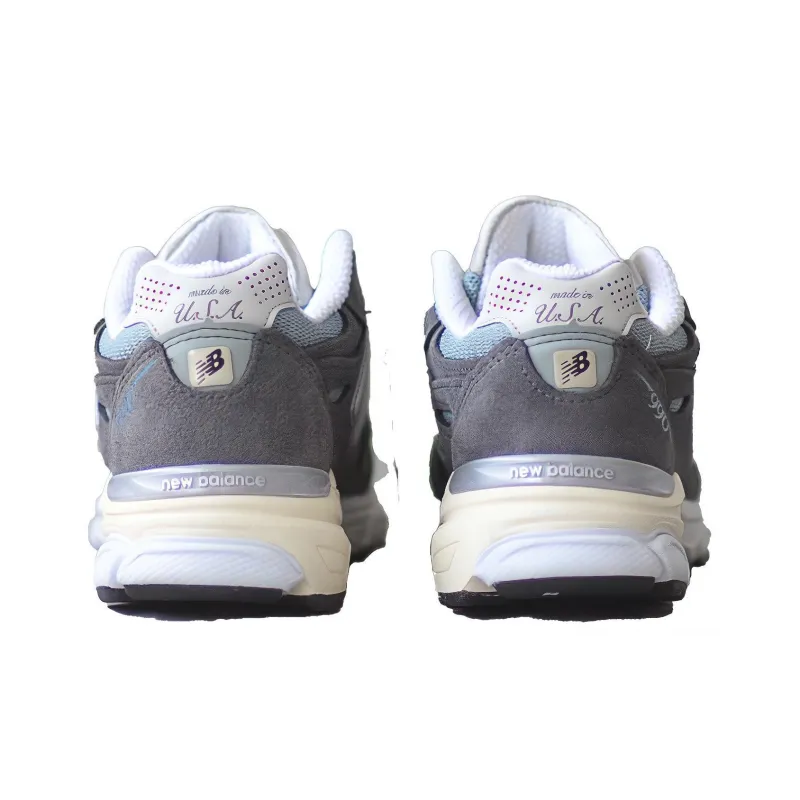 New Balance X Kith 990v3 Made In Usa 'Steel Blue'-3