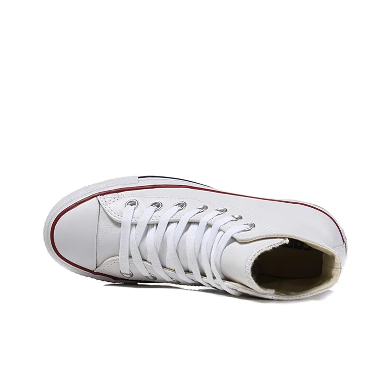 Converse Chuck Taylor All Star Leather Hi 'White'-2