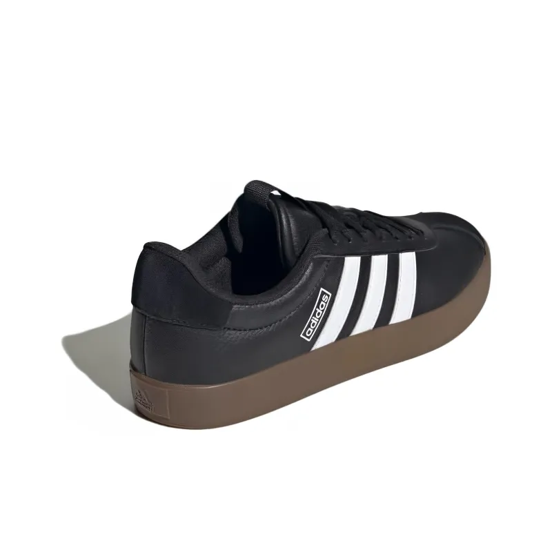 Adidas Vl Court 3.0 Low Core Black Cloud White Gum Women's-3