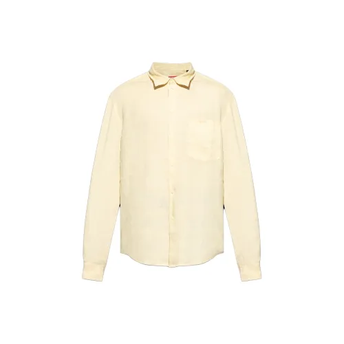 DIESEL Shirts Men Light Yellow